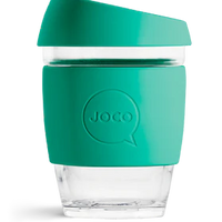Reusable Glass Cup with Lid