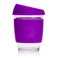 Reusable Glass Cup with Lid