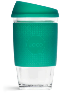 Reusable Glass Cup with Lid