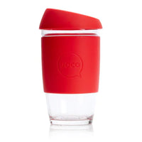 Reusable Glass Cup with Lid