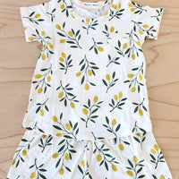 Kids Bamboo Lounge Shortie Set