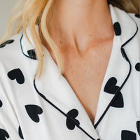 Ladies Collared Pajama Set