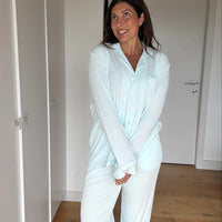 Ladies Collared Pajama Set