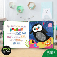 Never Touch the Zoo Crew - Board Book
