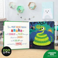 Never Touch the Zoo Crew - Board Book