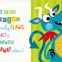 Never Touch a Dragon Board Book