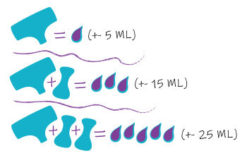 Reusable Removable Inserts for Period Underwear - Set of 2