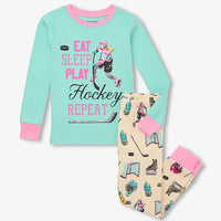 Eat Sleep Hockey Kids Pajamas