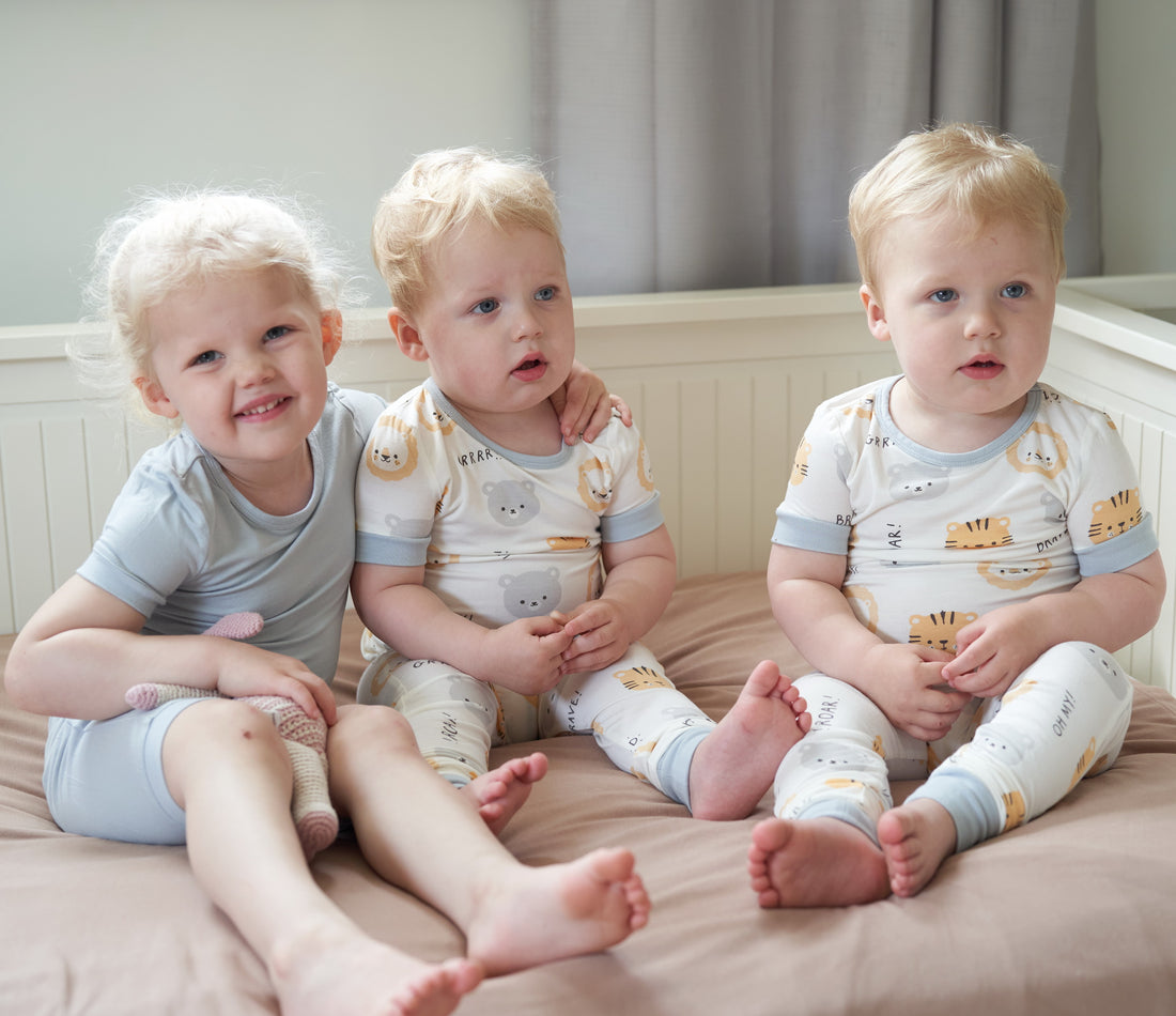 Bamboo Short Sleeve Top & Short Pajama Set