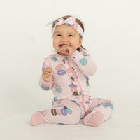 Bamboo Ruffle Footie Sleeper