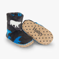 Polar Bear Silhouette Slippers