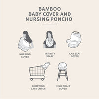 Bamboo Baby Cover & Nursing Poncho