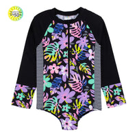 One Piece Long Sleeve Swimsuit (9M-14Y)