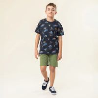 Boys Green Bermuda Short