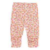 Girls 3/4 Length Floral Legging