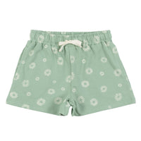 Girls Daisy Print Shorts