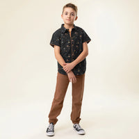 Boys Khaki Jogger Pants