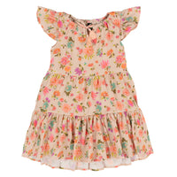Girls Floral Print Dress