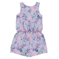 Girls Lilac Floral Romper
