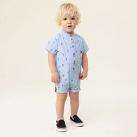 Baby Boys Printed Romper