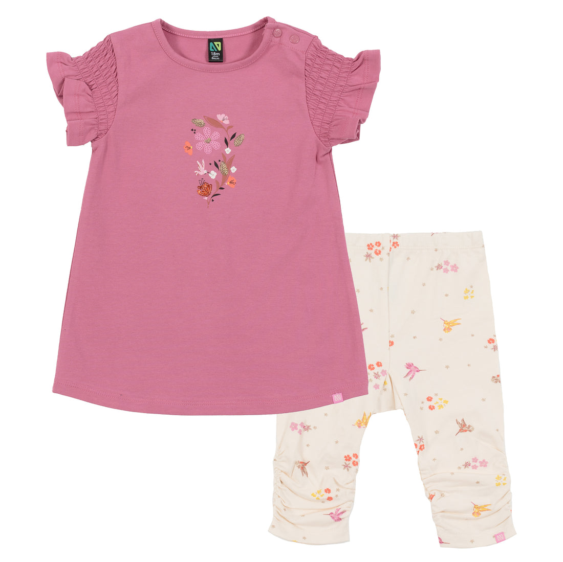 Baby Two Piece Dress & Pant Set