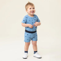 Baby Two Piece Onesie & Reversible Short Set