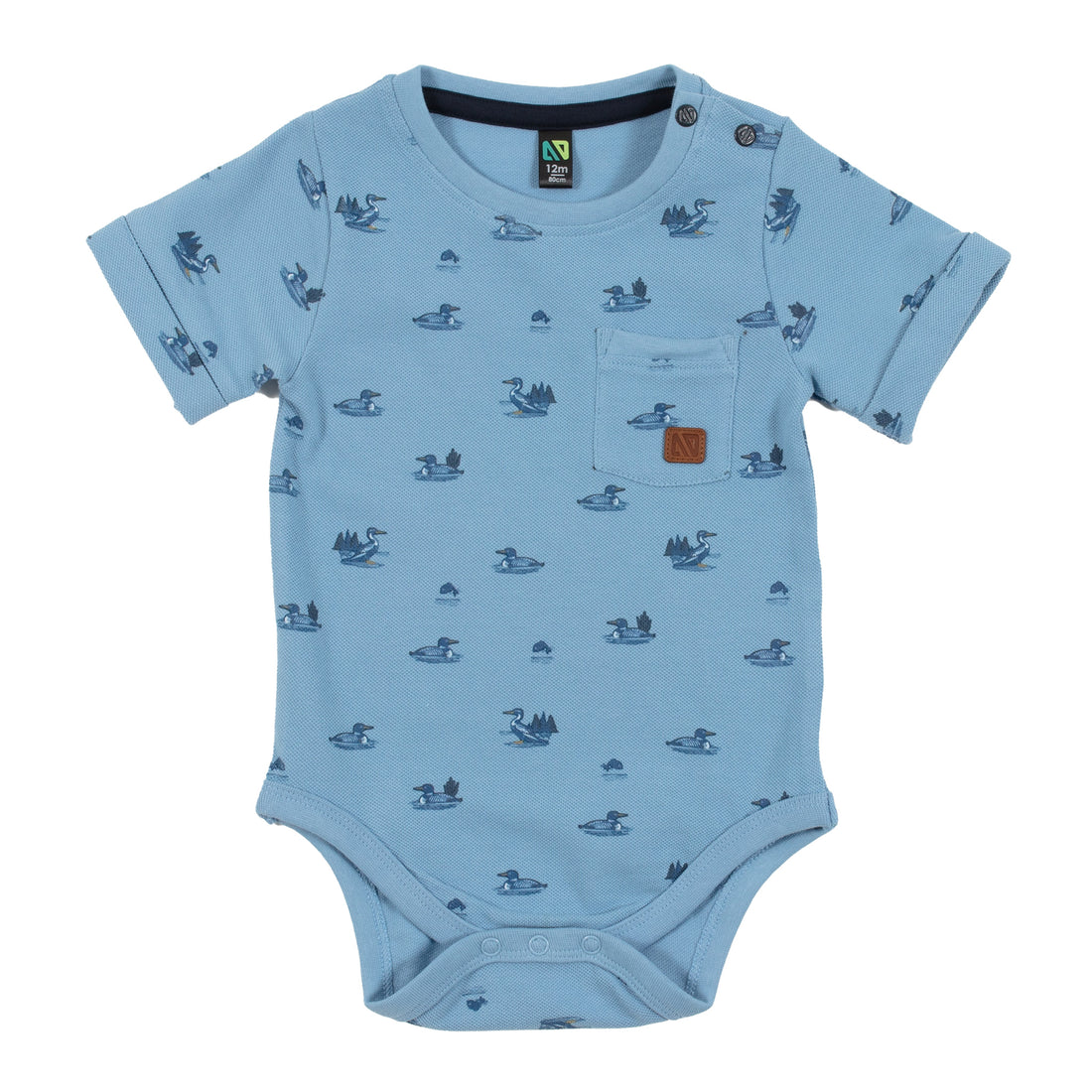 Baby Two Piece Onesie & Reversible Short Set