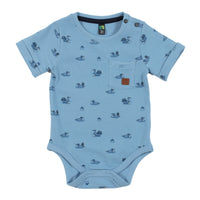 Baby Two Piece Onesie & Reversible Short Set