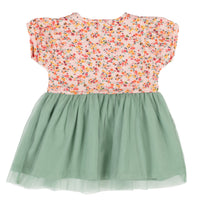 Baby Two Piece Tulle Dress & Pant Set