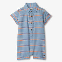 Baby & Toddler Blue Summer Woven Romper