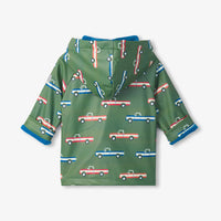Toddler Boys Button Up Rain Jacket