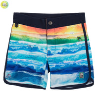 UV Wave Printed Boardshorts