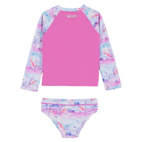 UV Two Piece Unicorn Rashguard Swimsuit