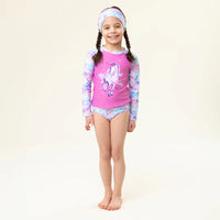 UV Two Piece Unicorn Rashguard Swimsuit