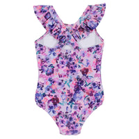 UV Floral Cross Back One Piece Swimsuit