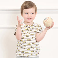 Baby & Toddler Construction Bamboo Henley Tee