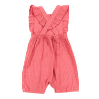 Two Piece Print Onesie with Ruffle Romper