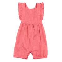 Two Piece Print Onesie with Ruffle Romper