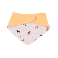 Ruffle Onesie with Reversible Bib