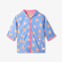 Girls Faded Suns Zip-Up Rain Jacket