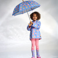 Girls Faded Suns Zip-Up Rain Jacket