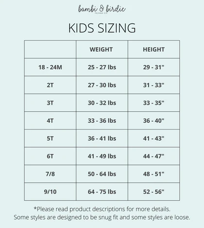 Kids Classic 2 Piece Pajama Set