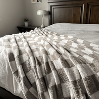 Checkered Plush Blanket