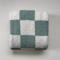 Checkered Plush Blanket