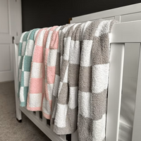 Checkered Plush Blanket