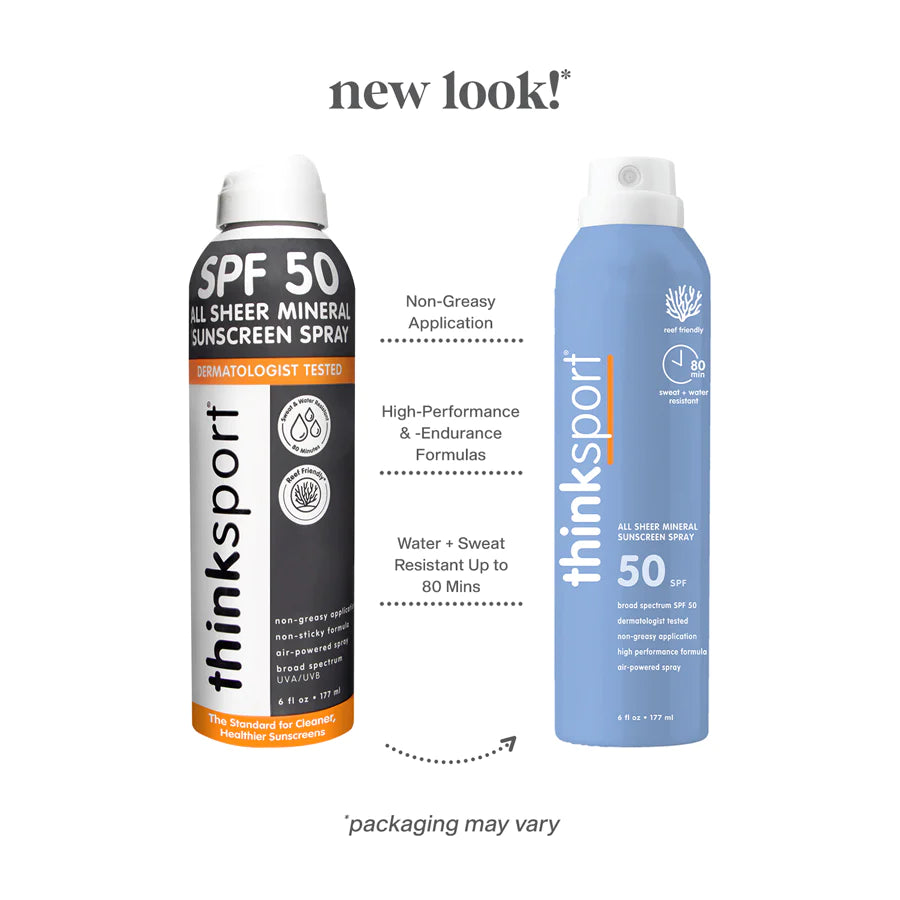 Think All Sheer Mineral Sunscreen Spray SPF 50