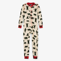 Black Bear Bum One-Piece Pajamas – Kids