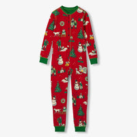Adult Feeling Frosty Christmas Union Suit