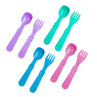 Utensil Set - 4 Forks & 4 Spoons