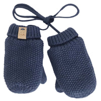 Soft Touch Knit Mitten with Cord